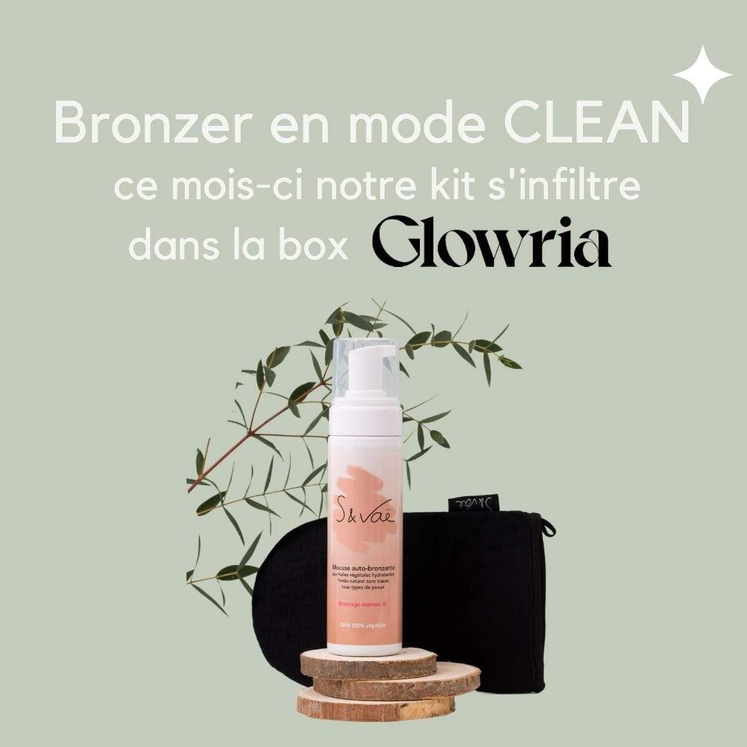 Bronzage en mode clean sans soleil, box beauté glowria
