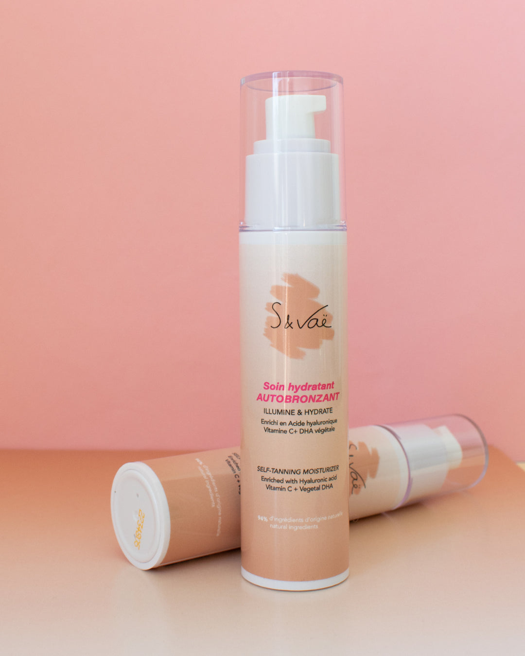 DUO Bonne mine : 2 Soins hydratants autobronzants visage
