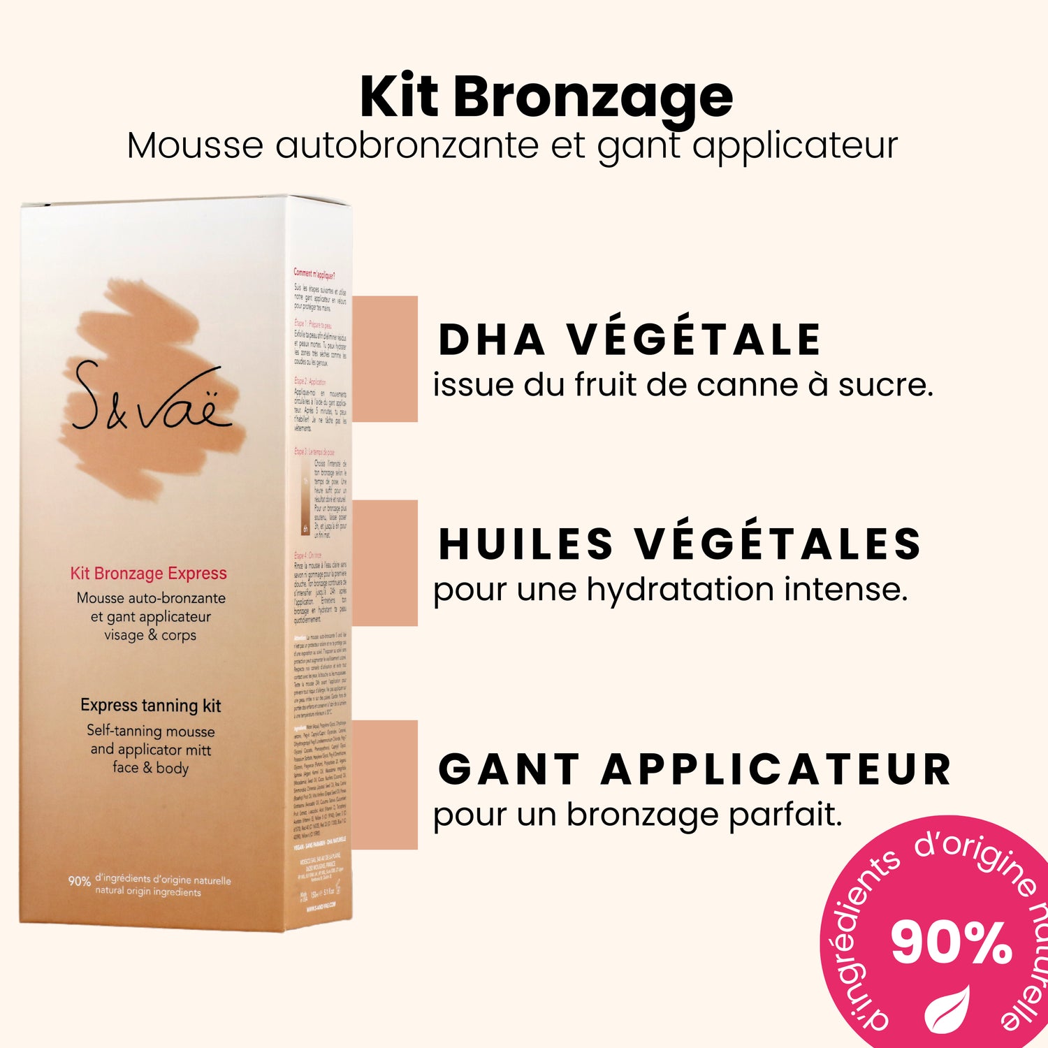 Kit bronzage instantané