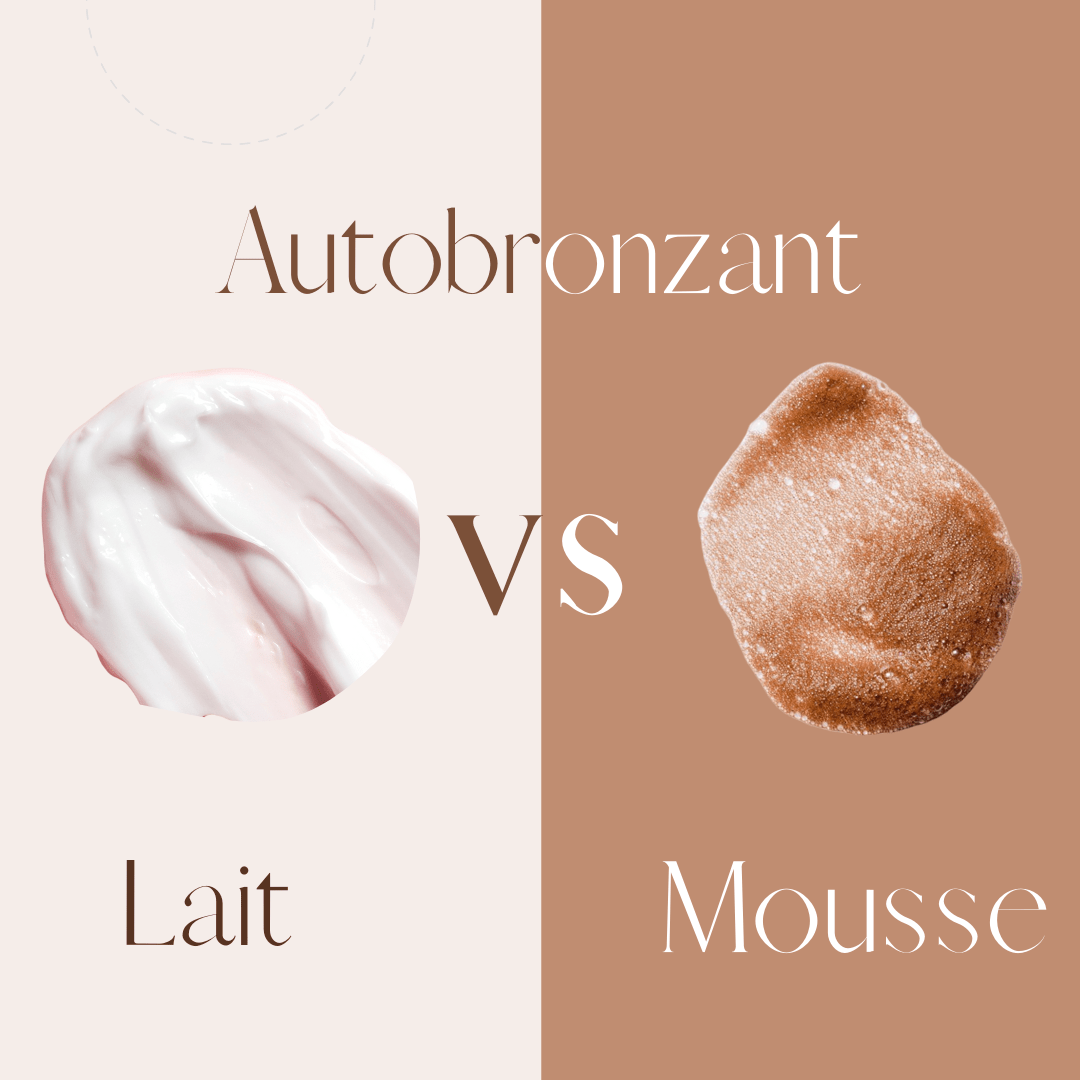 Autobronzant, mousse VS Lait, que choisir ? 